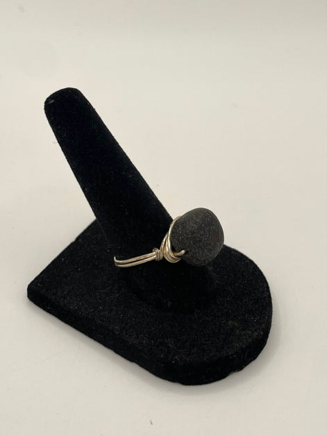 Lava Stone Wired Ring