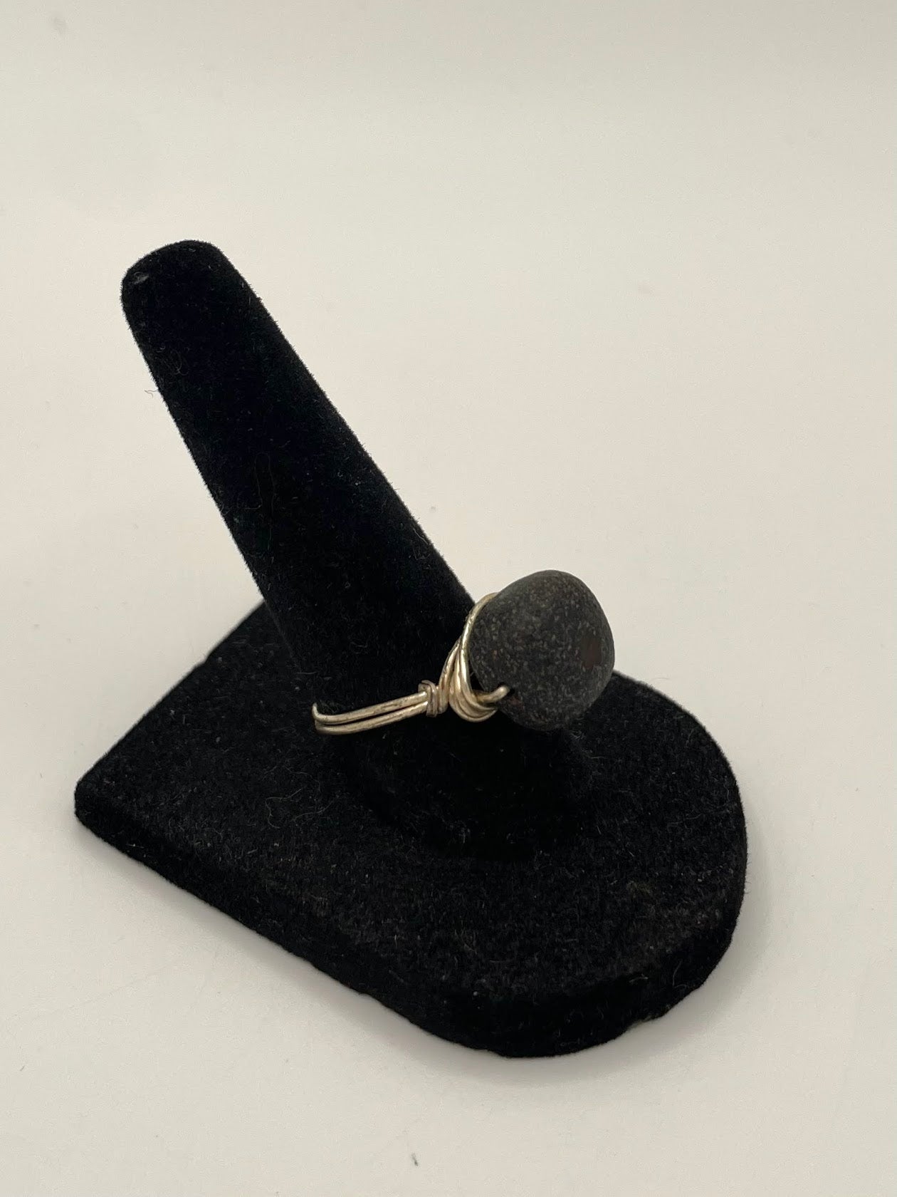 Lava Stone Wired Ring