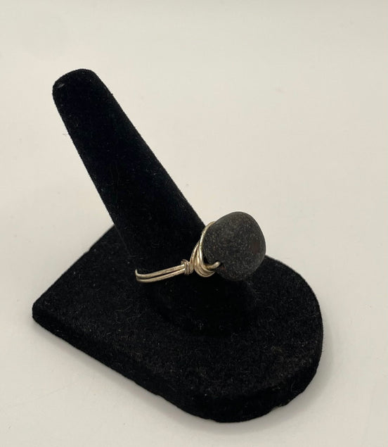 Lava Stone Wired Ring