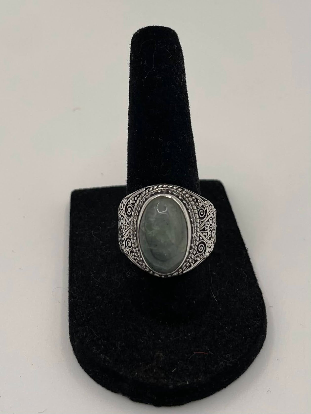 Jade Silver Ring