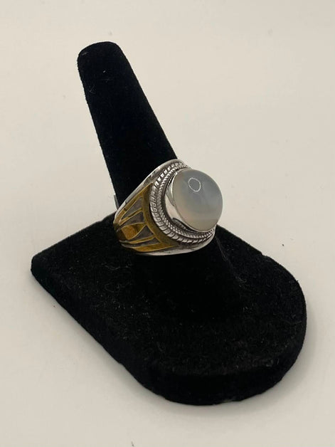 Moonstone Silver Ring