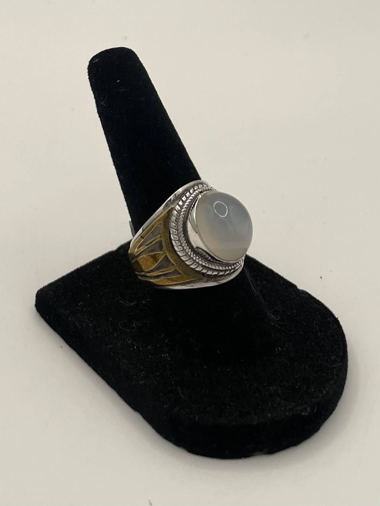Moonstone Silver Ring