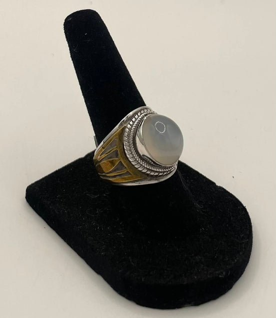 Moonstone Silver Ring
