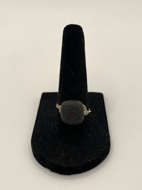 Lava Stone Wired Ring