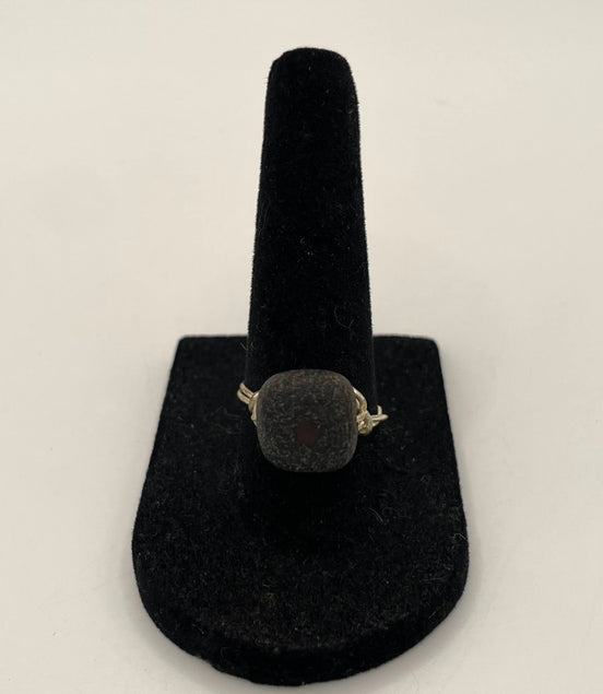 Lava Stone Wired Ring