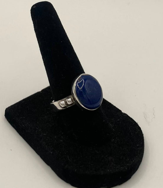 Lapis Lazuli Silver Ring