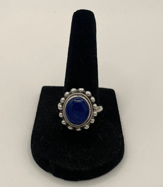 Lapis Lazuli Silver Ring