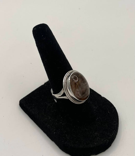 Quartz Silver Ring