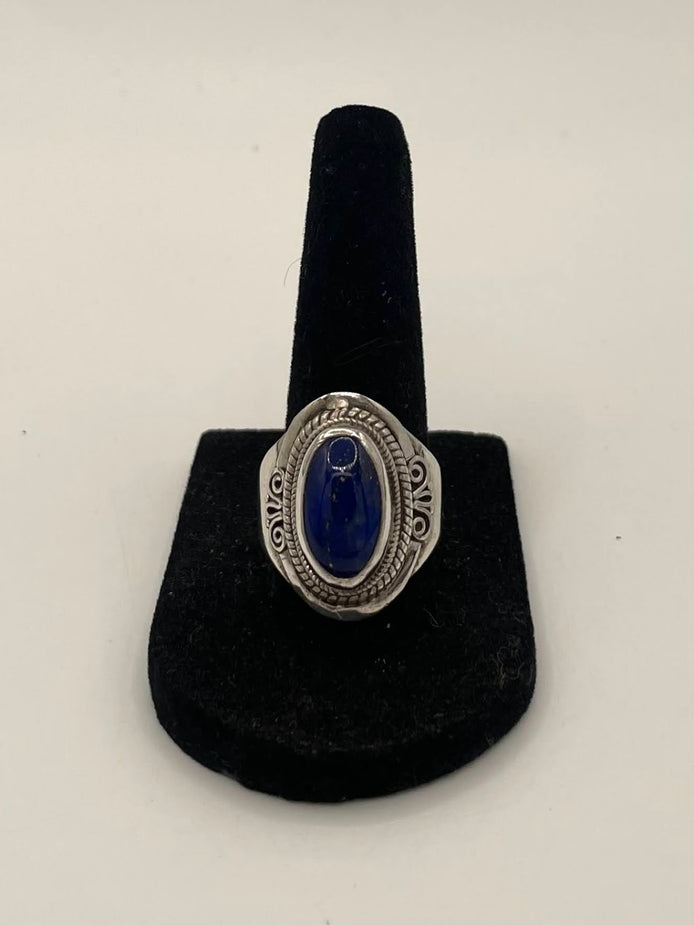 Lapis Lazuli Silver Ring
