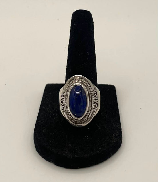 Lapis Lazuli Silver Ring