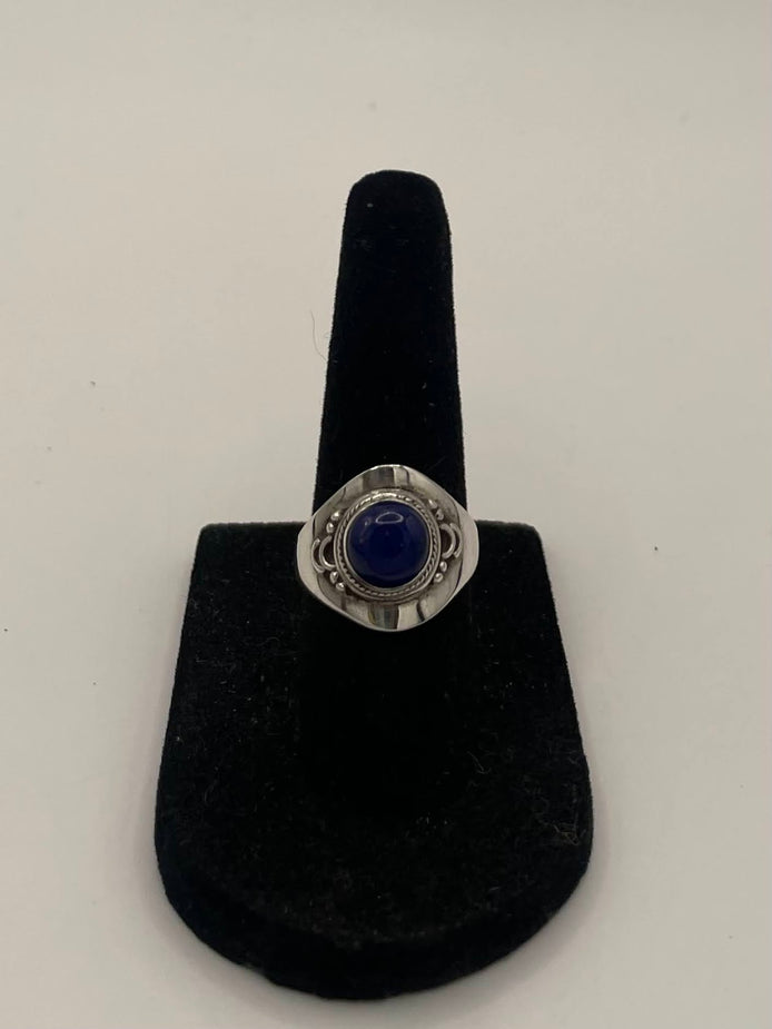 Lapis Lazuli Silver Ring