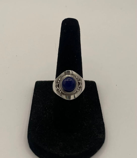 Lapis Lazuli Silver Ring