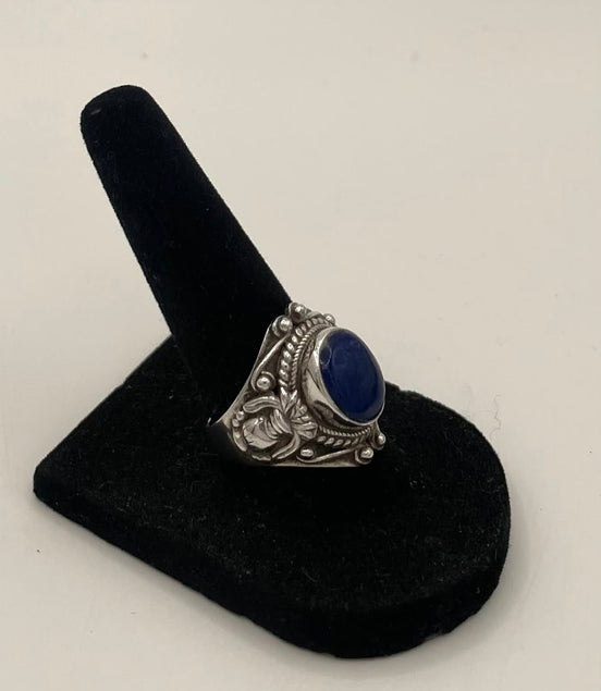 Lapis Lazuli Silver Ring