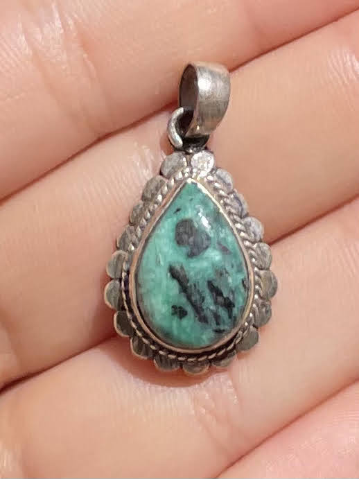 Turquoise Silver Pendent