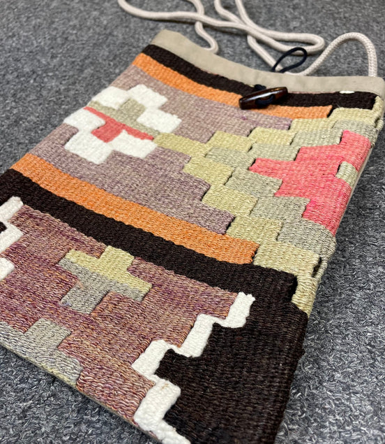 Turkish Kilim Purse-Medium
