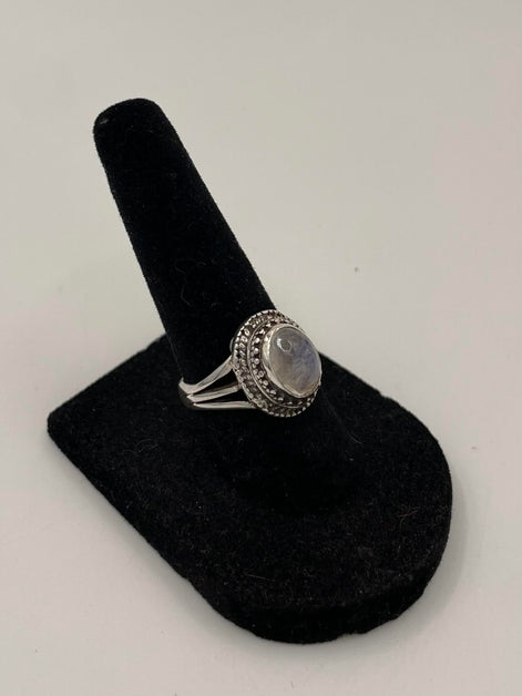 Moonstone Silver Ring