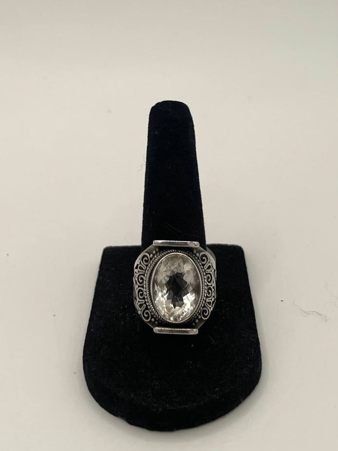 Quartz Silver Ring