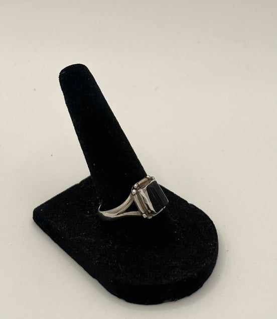 Onyx Silver Ring