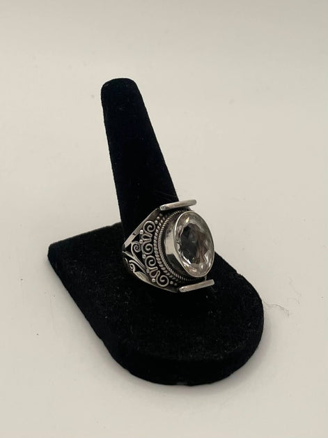 Quartz Silver Ring