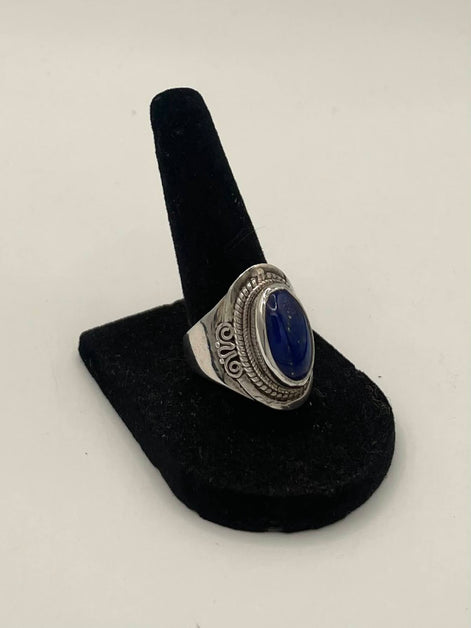 Lapis Lazuli Silver Ring