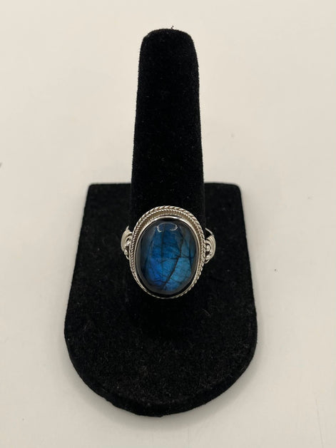 Labradorite Silver Ring