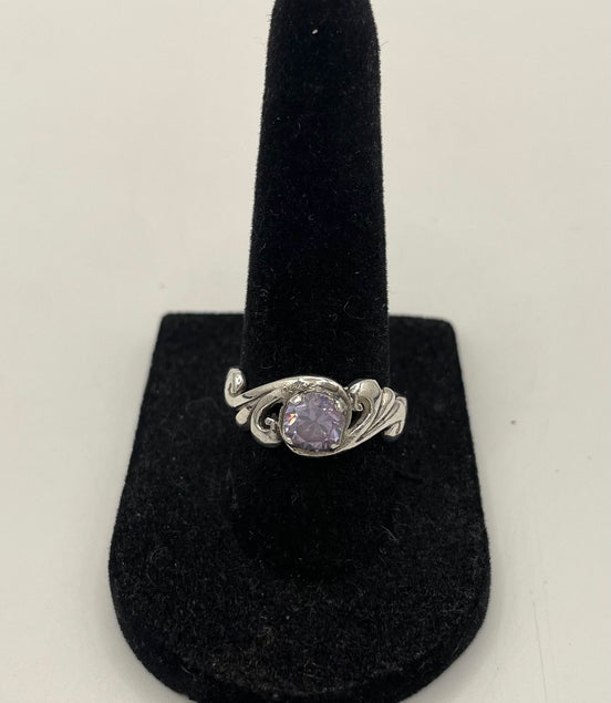 Amethyst Silver Ring