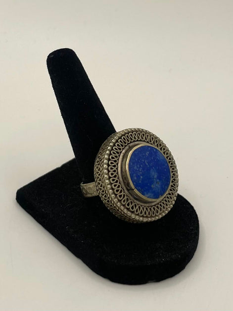 Lapis Lazuli Silver Ring