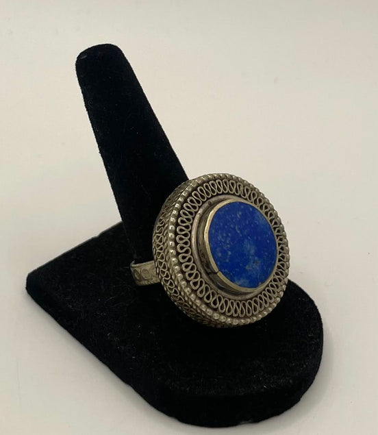 Lapis Lazuli Silver Ring
