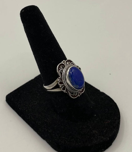 Lapis Lazuli Silver Ring