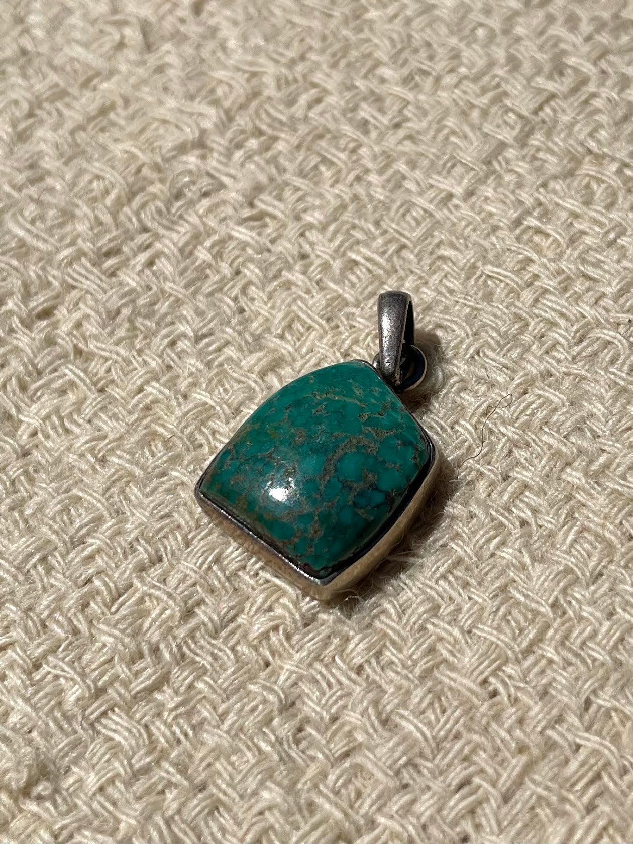 Turquoise Silver Pendant