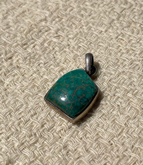 Turquoise Silver Pendant