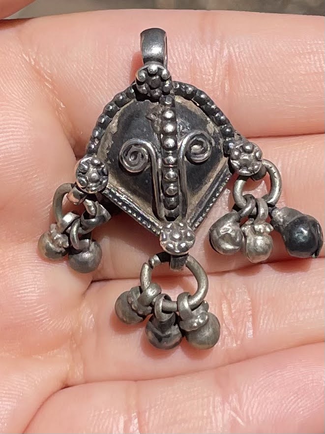 Antique Afghan Silver Pendent