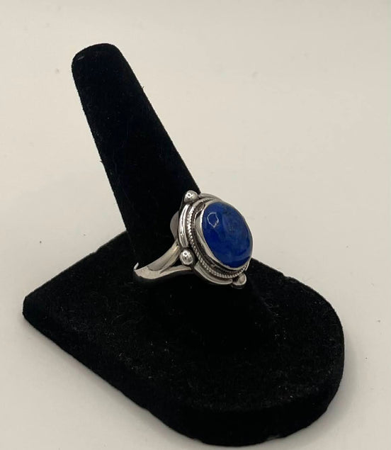 Lapis Lazuli Silver Ring