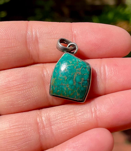 Turquoise Silver Pendant