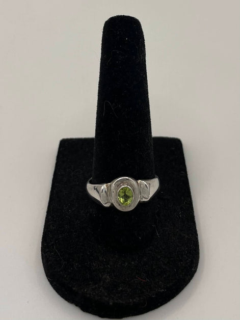 Peridot Silver Ring