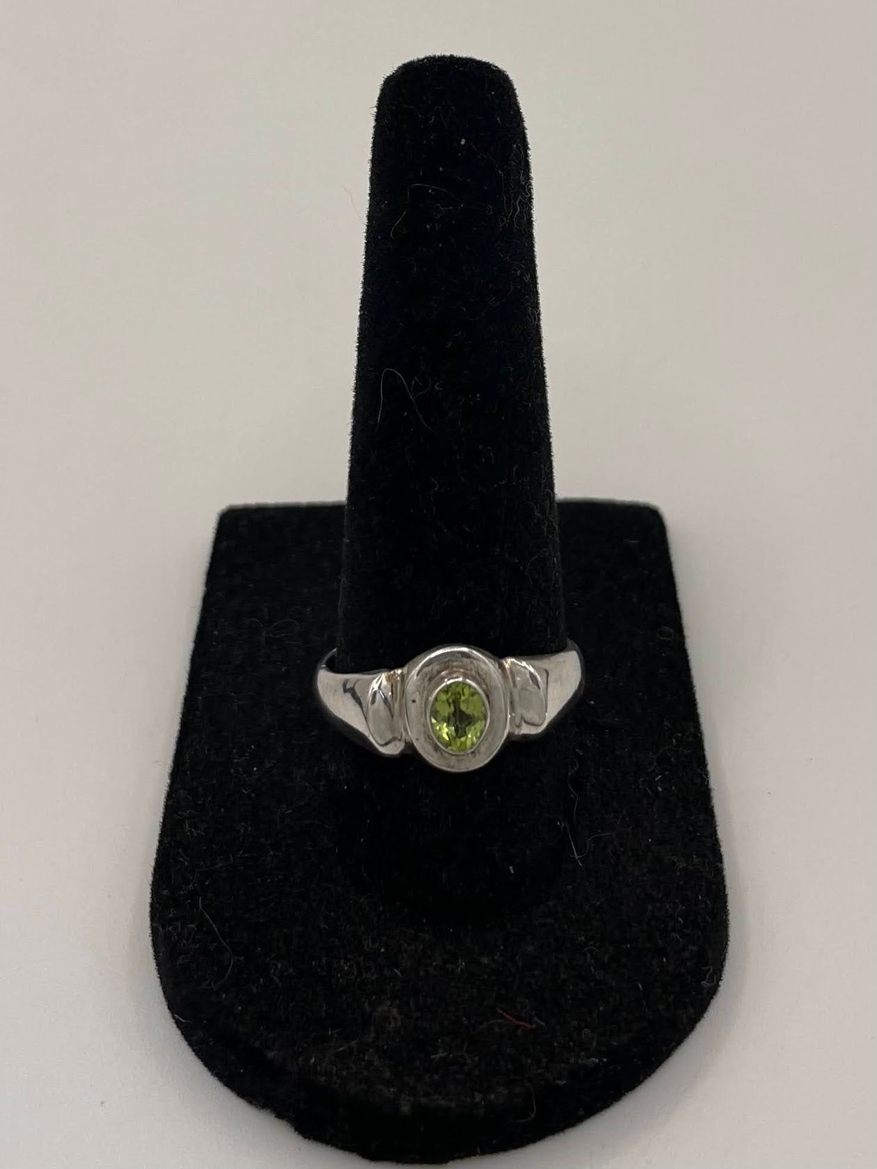 Peridot Silver Ring