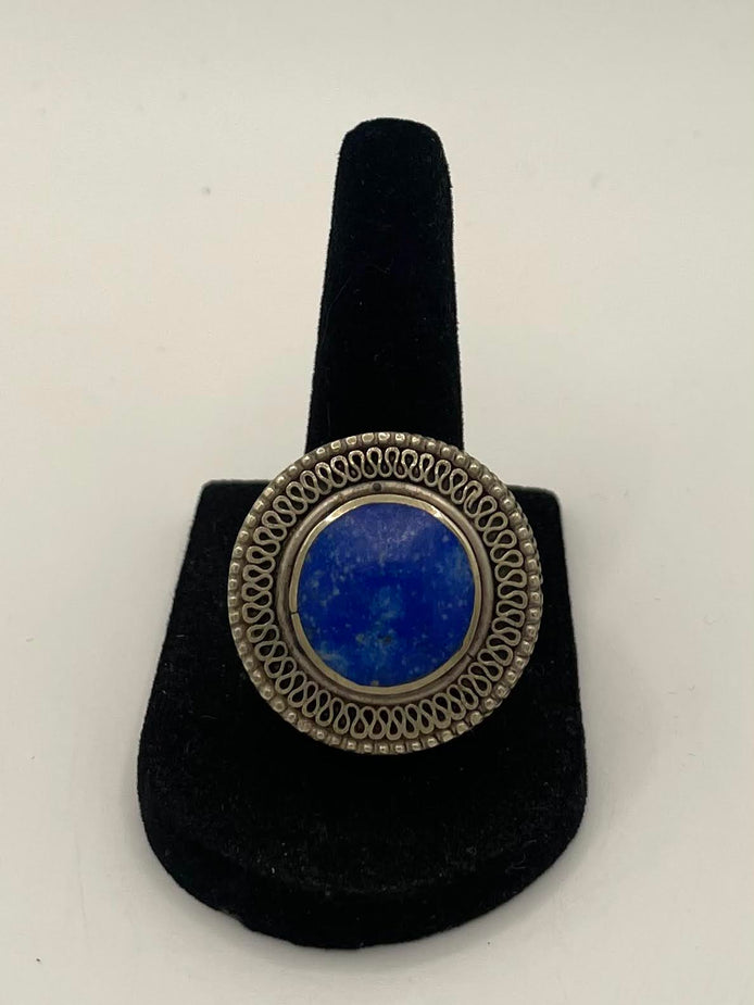 Lapis Lazuli Silver Ring