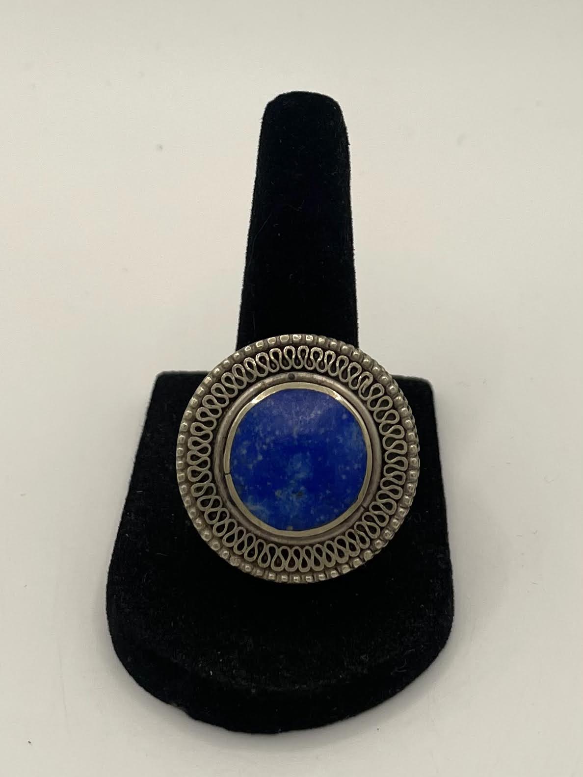 Lapis Lazuli Silver Ring