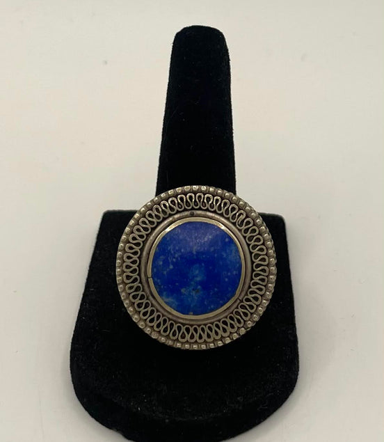 Lapis Lazuli Silver Ring