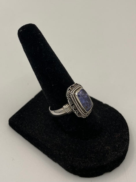 Amethyst Silver Ring