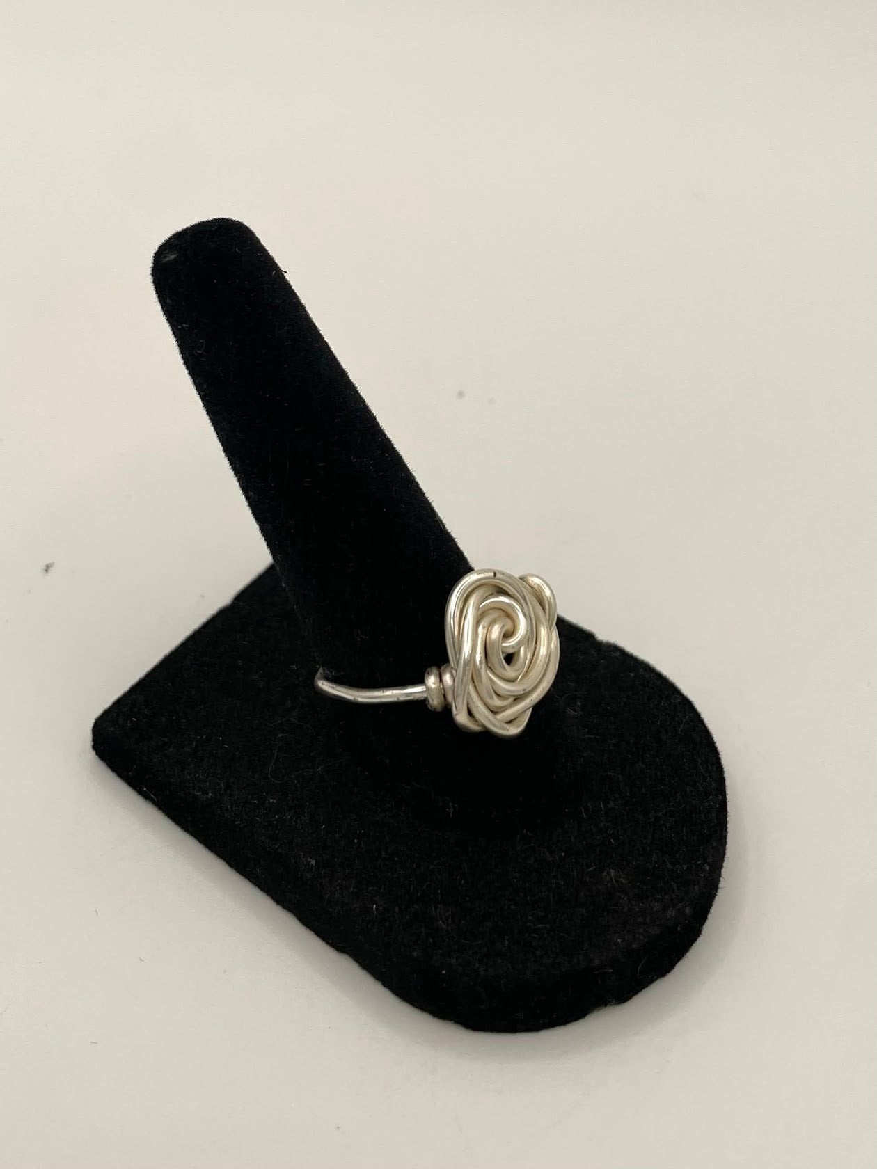 Wire Wrapped Rose Ring