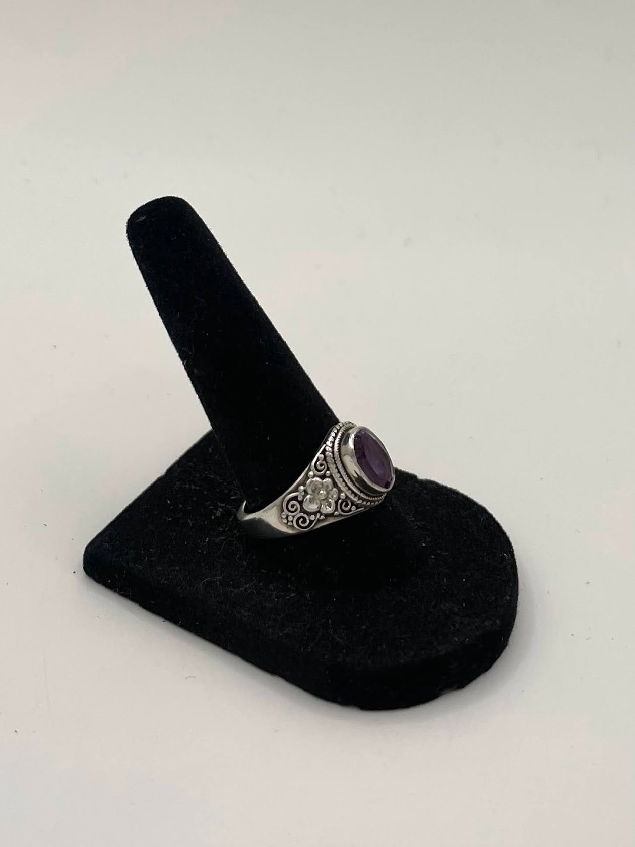 Amethyst Silver Ring