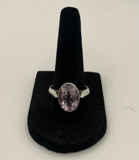Amethyst Silver Ring