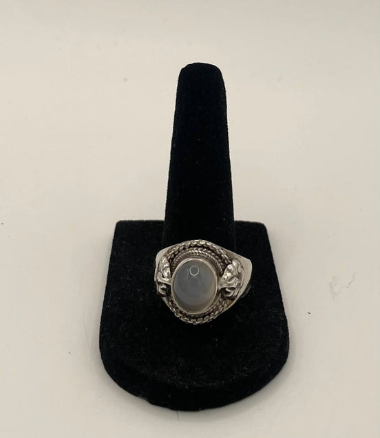 Moonstone Silver Ring