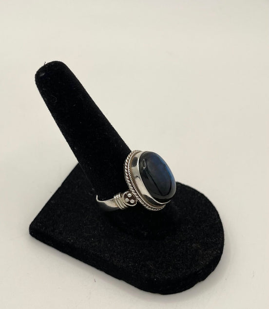 Labradorite Silver Ring