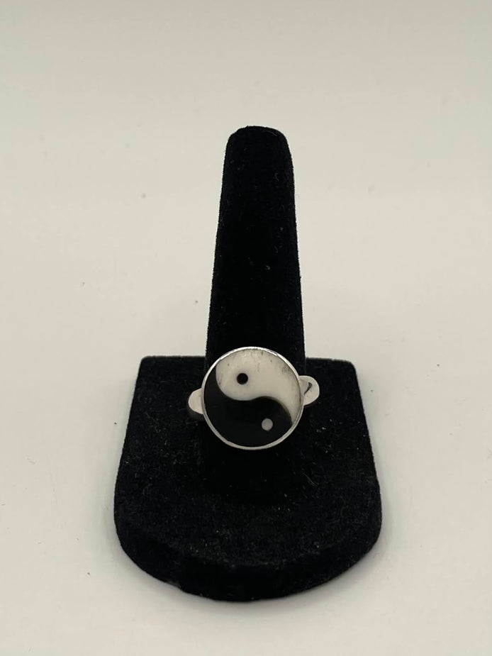 Ying Yang Silver Ring