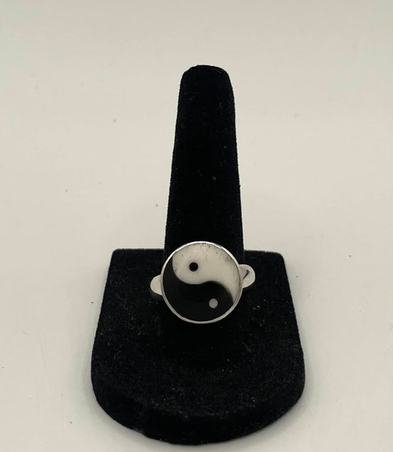 Ying Yang Silver Ring