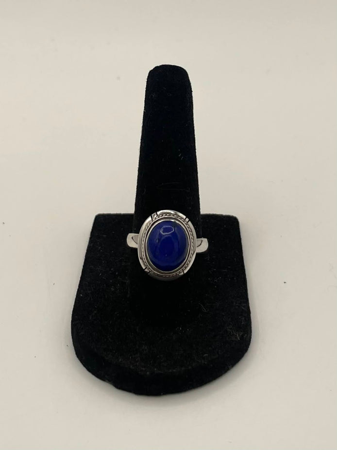 Lapis Lazuli Silver Ring