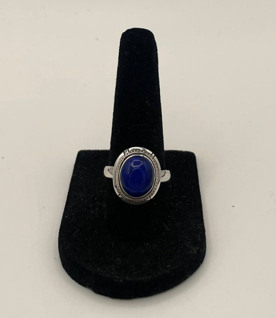 Lapis Lazuli Silver Ring