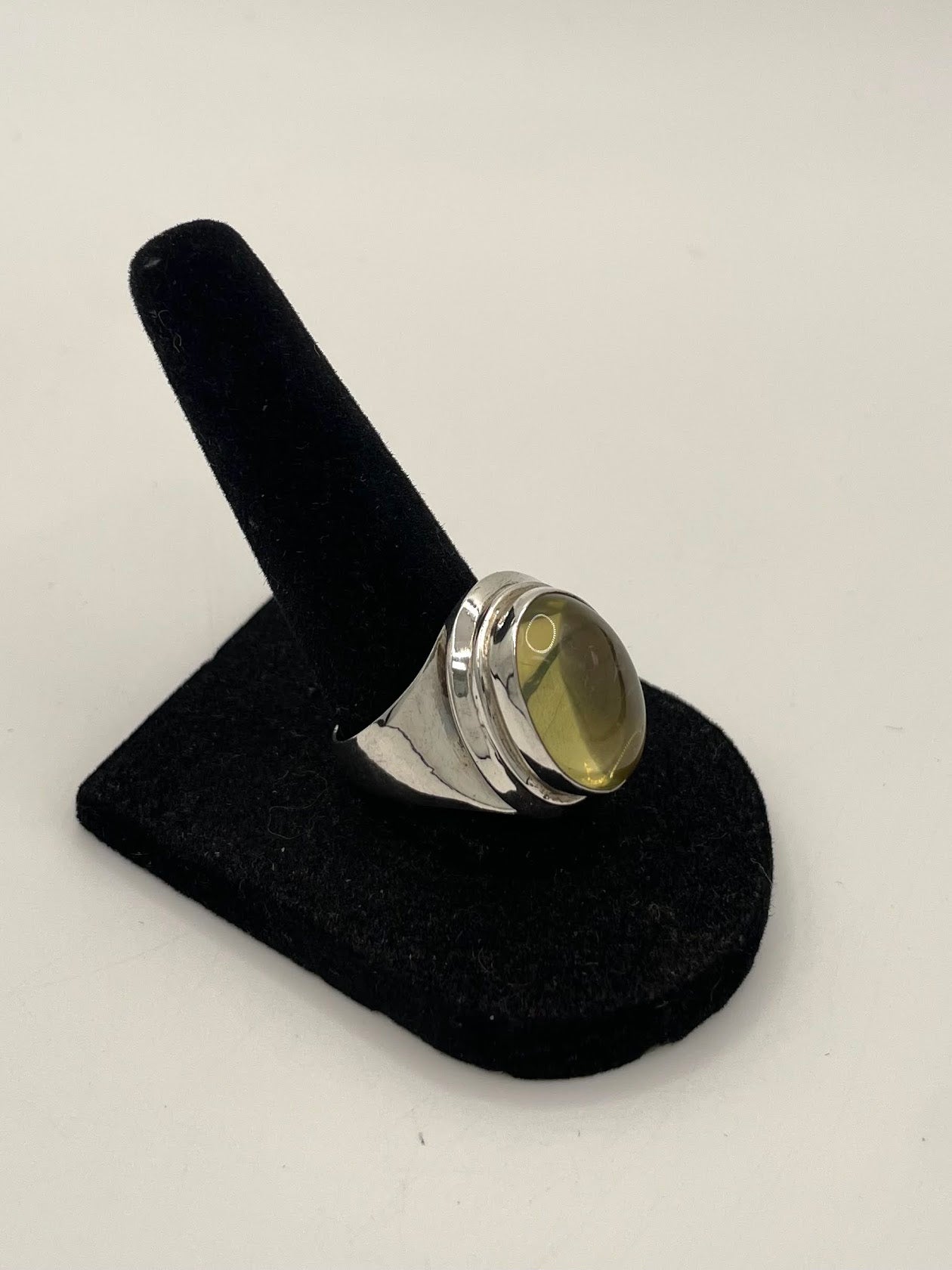 Fluorite Silver Ring